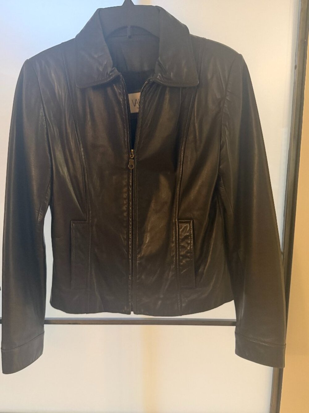Vakko Brown Leather Jacket